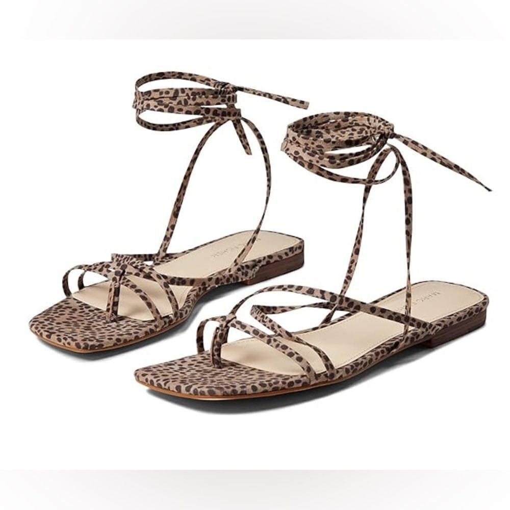 Marc Fisher Dark Brown Strappy Sandals